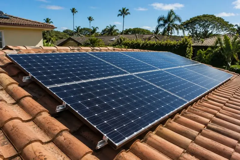 Installation de panneaux solaires à Guiscriff